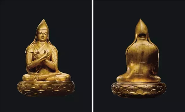 蒙古17世纪 铜鎏金哲布尊丹巴像·扎那巴扎尔 成交价7302.5万元